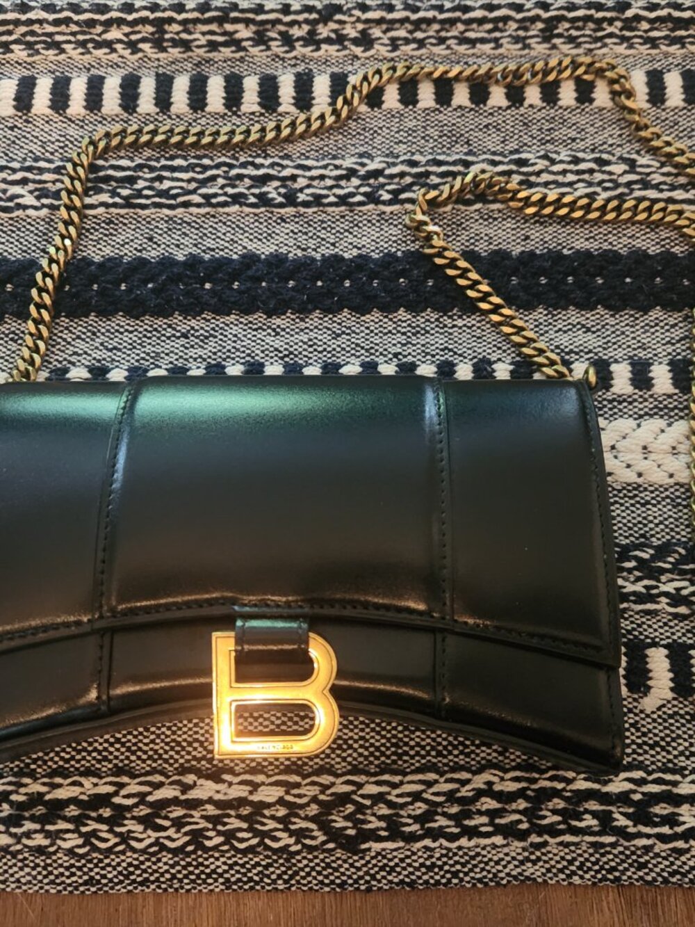 Balenciaga Hourglass Chain Purse - Black - with Box - Picture 5 of 10